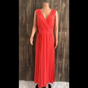 Design History orange maxi dress